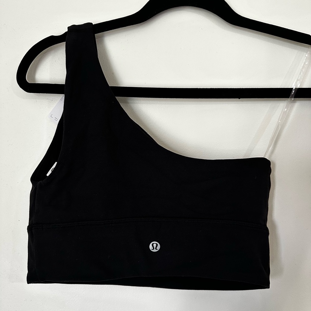 Lululemon Black One-Shoulder Sports Bra
